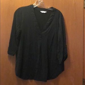 Lush size large black super soft top